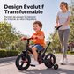 Tricycle évolutif 4-en-1 pour enfants, draisienne et poussette