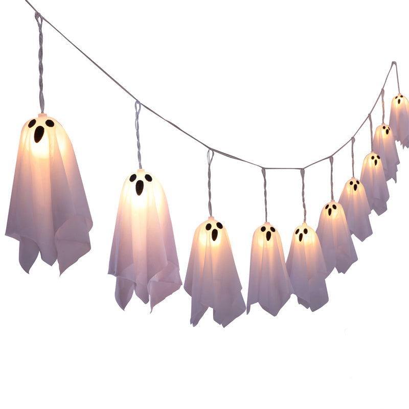 Guirlande lumineuse fantôme pour décoration d'Halloween