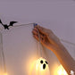 Guirlande lumineuse fantôme pour décoration d'Halloween