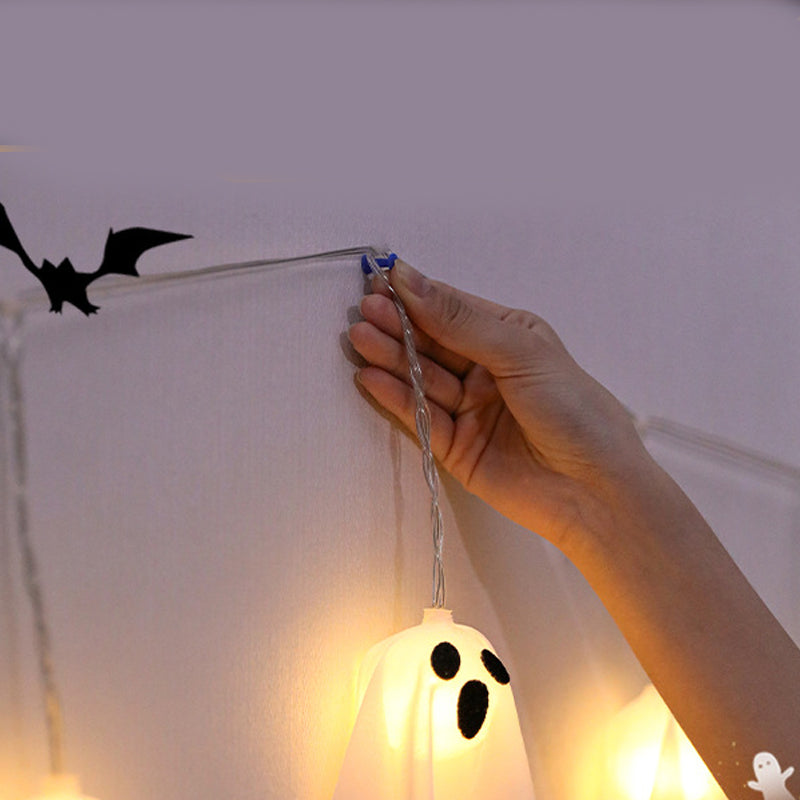 Guirlande lumineuse fantôme pour décoration d'Halloween