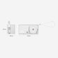 🔋 -50% ! ⚡ Batterie Externe 3-en-1 Charge Rapide – Câble Intégré – Dragonne – Corps Transparent – Blanc/Rose – Ultra-Compacte pour Voyages et Quotidien 📱