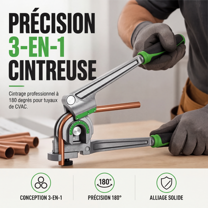 Cintreuse de tubes manuelle 3-en-1
