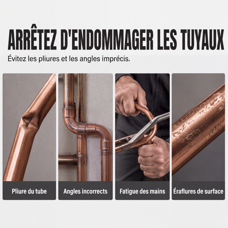 Cintreuse de tubes manuelle 3-en-1