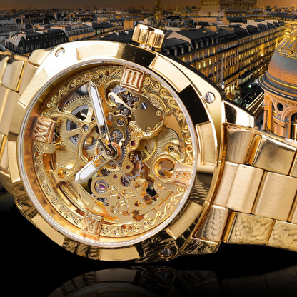 📢📢50% DE RÉDUCTION !! ⏰Montre Automatique Squelette pour Homme