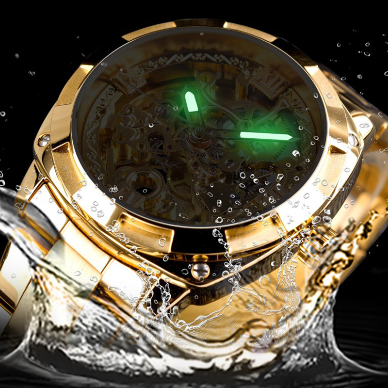 📢📢50% DE RÉDUCTION !! ⏰Montre Automatique Squelette pour Homme