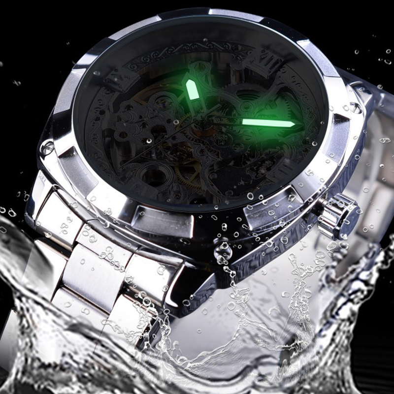 📢📢50% DE RÉDUCTION !! ⏰Montre Automatique Squelette pour Homme