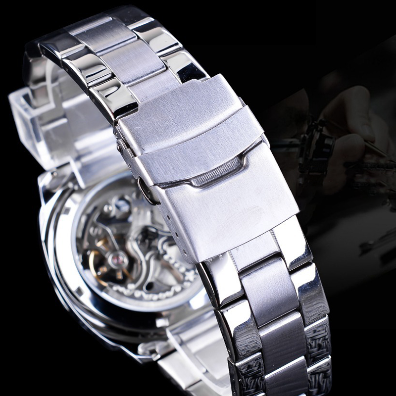 📢📢50% DE RÉDUCTION !! ⏰Montre Automatique Squelette pour Homme