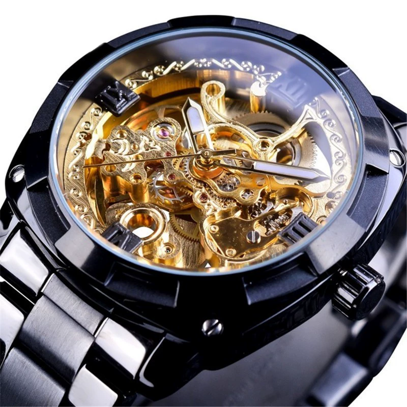 📢📢50% DE RÉDUCTION !! ⏰Montre Automatique Squelette pour Homme