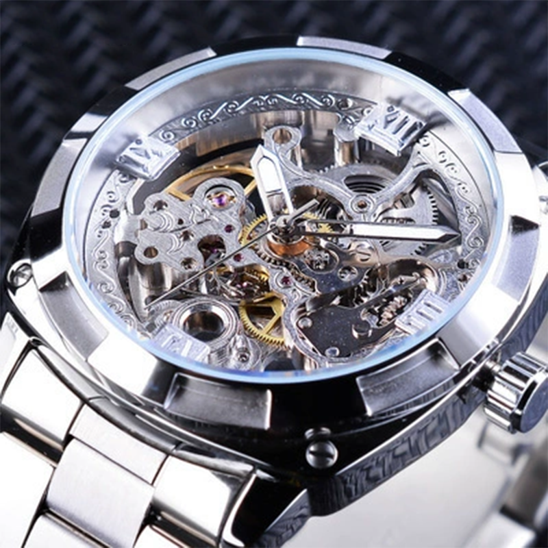 📢📢50% DE RÉDUCTION !! ⏰Montre Automatique Squelette pour Homme