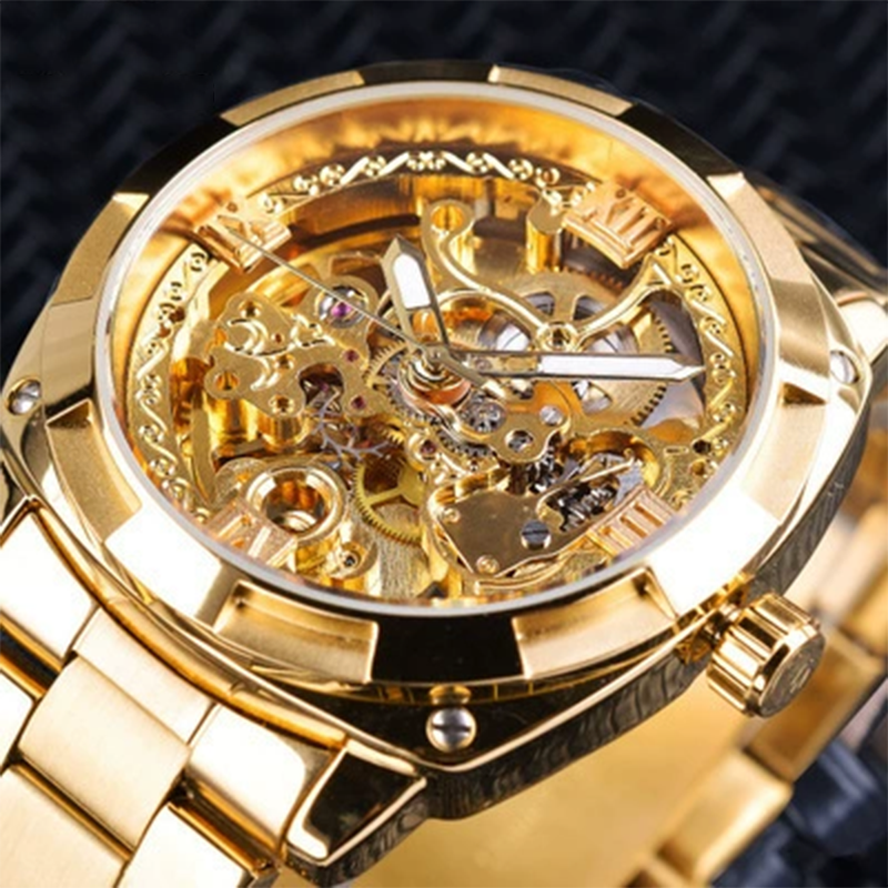 📢📢50% DE RÉDUCTION !! ⏰Montre Automatique Squelette pour Homme