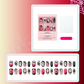 📢📢50% OFF !!⏰ 30 Pièces 🎃Kit de Faux Ongles À Coller Halloween