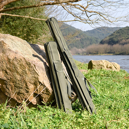 🎣 -50% ! 🧳 Sac à Cannes à Pêche Grande Capacité – Tissu Oxford 420D – 3 Couches – 1,3 m / 1,5 m – Bretelles Réglables – Vert Armée/Noir/Camouflage 🐟