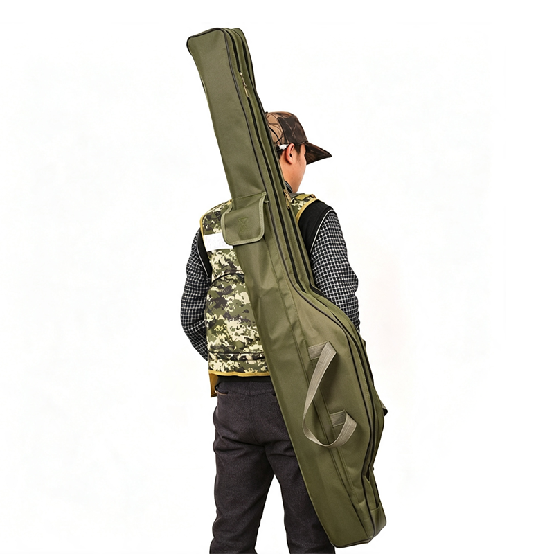 🎣 -50% ! 🧳 Sac à Cannes à Pêche Grande Capacité – Tissu Oxford 420D – 3 Couches – 1,3 m / 1,5 m – Bretelles Réglables – Vert Armée/Noir/Camouflage 🐟