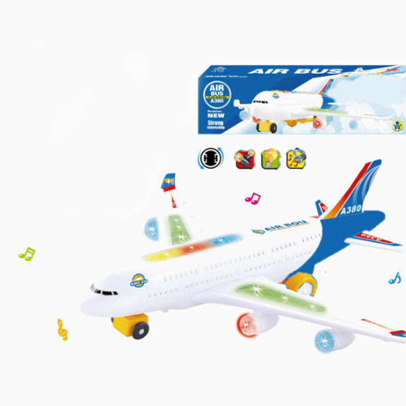 ✈️ 50% DE RÉDUCTION! 💡 Avion Modèle Électrique – Sons réalistes, lumières LED & contrôle facile – Parfait pour s'amuser en intérieur & extérieur ✨