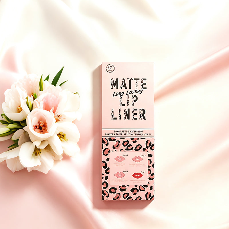 💄 PROMO FLASH : 50% DE RÉDUCTION ! ⏰ Coffret de 12 Crayons à Lèvres Mats – Finition Mate & Tenue Longue Durée – Nudes aux Rouges Intenses for Looks Polyvalents ✨