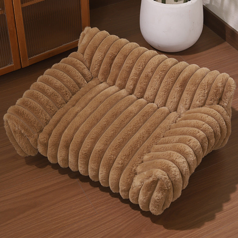 🐾 50% DE RÉDUCTION! 🛋️ Canapé‑Lit Douillet pour Animaux – Enveloppant, doux & décoratif – Confort et style pour votre compagnon ✨