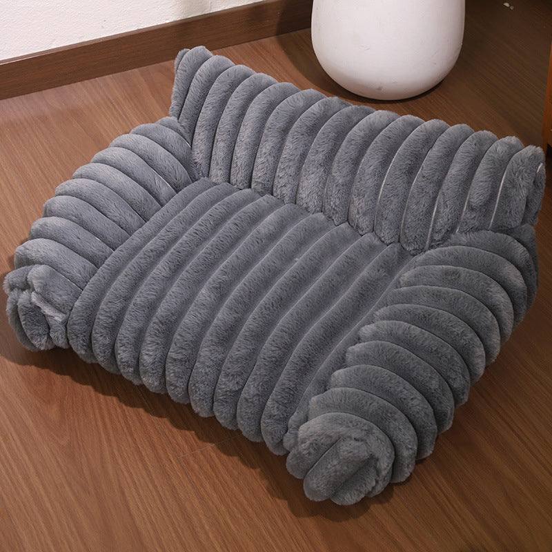 🐾 50% DE RÉDUCTION! 🛋️ Canapé‑Lit Douillet pour Animaux – Enveloppant, doux & décoratif – Confort et style pour votre compagnon ✨