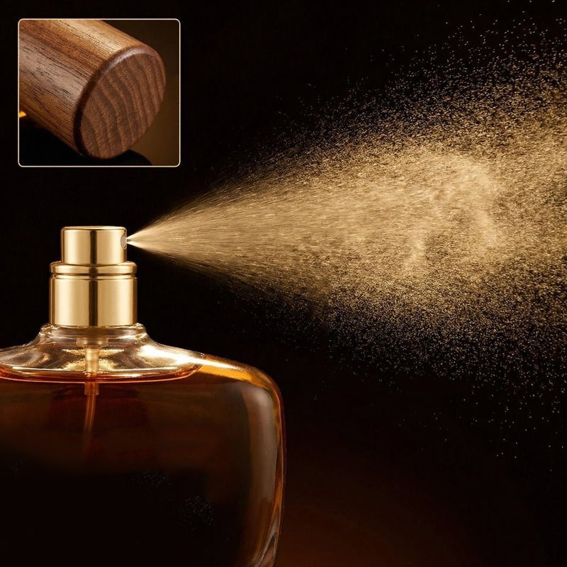 🎁 PROMO 50% DE RÉDUCTION ! ✨ Parfum Exquis Longue Tenue – Note de Clou de Girofle, Flacon Style Bois, 100ml ✨