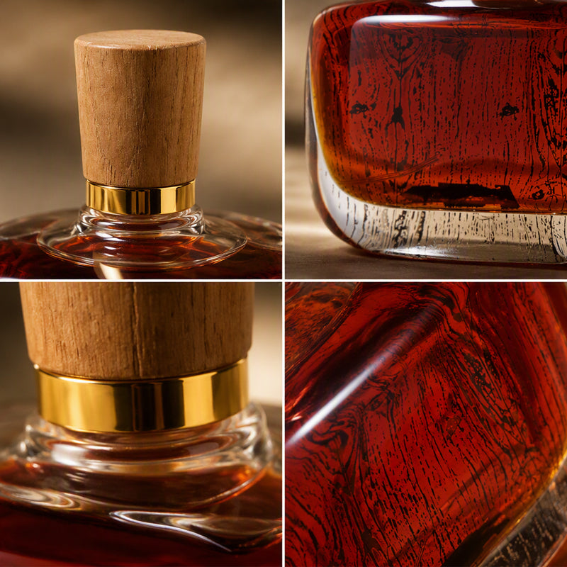 🎁 PROMO 50% DE RÉDUCTION ! ✨ Parfum Exquis Longue Tenue – Note de Clou de Girofle, Flacon Style Bois, 100ml ✨