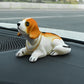 📢📢40% DE RÉDUCTION !! ⏰Décoration de Tableau de Bord Voiture Chien Hochet Mignon