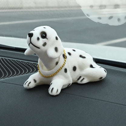 📢📢40% DE RÉDUCTION !! ⏰Décoration de Tableau de Bord Voiture Chien Hochet Mignon