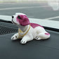 📢📢40% DE RÉDUCTION !! ⏰Décoration de Tableau de Bord Voiture Chien Hochet Mignon