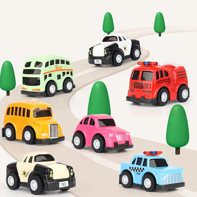 🚗 PROMO FLASH : 50% DE RÉDUCTION ! 🎁 Lot de 12 Mini Voitures Cartoon – Plastique Résistant – Véhicules à Friction pour Enfants de 3 Ans et Plus 🏎️