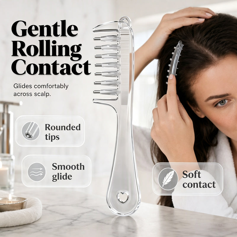 Peigne applicateur pour le cuir chevelu