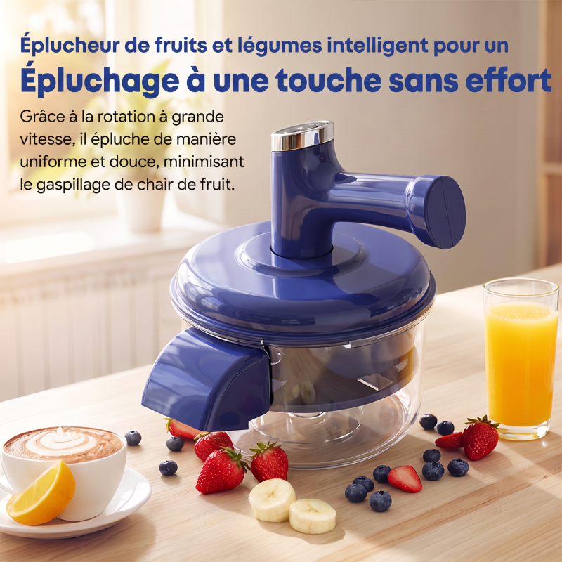 Éplucheur et mixeur de fruits électrique