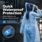 🌧️ -50% | Poncho de pluie jetable format poche – Protection légère contre les averses imprévues