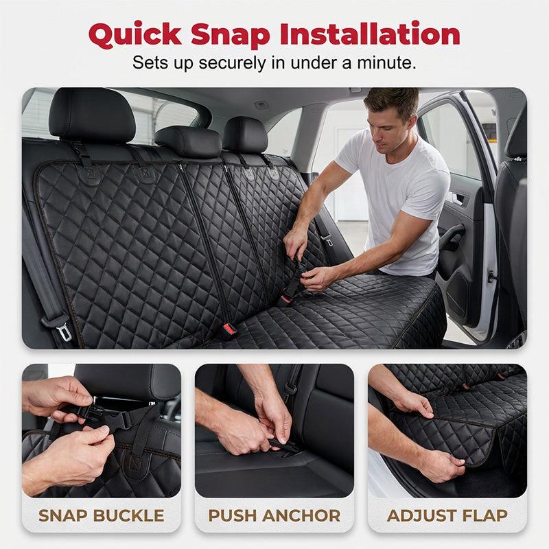 🐾🛍️ -50% ! 🚗Siège Pliable pour Chien – Oxford Imperméable, Protecteur & Confortable.