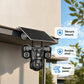 📹🔆 Caméra de sécurité solaire triple objectif – WiFi 2,4 GHz, IP67, surveillance extérieure 24h/24, un gardien autonome qui couvre chaque angle de votre maison, sans fil et sans abonnement 🏠🛡️