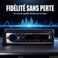 🎵🚗 Autoradio Bluetooth 5.0 – Double USB, son haute qualité, appels mains libres, votre musique et vos conversations en toute clarté, pour une conduite plus sûre et plus agréable 📻✨