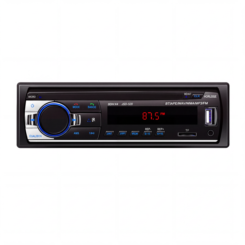 🎵🚗 Autoradio Bluetooth 5.0 – Double USB, son haute qualité, appels mains libres, votre musique et vos conversations en toute clarté, pour une conduite plus sûre et plus agréable 📻✨