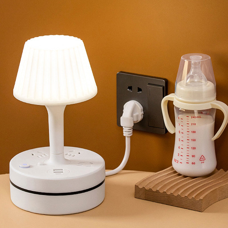 💡Lampe de chevet avec prises USB et secteur,3/4 prises secteur, 2 ports USB, 1 port Type-C. ⭐🏠