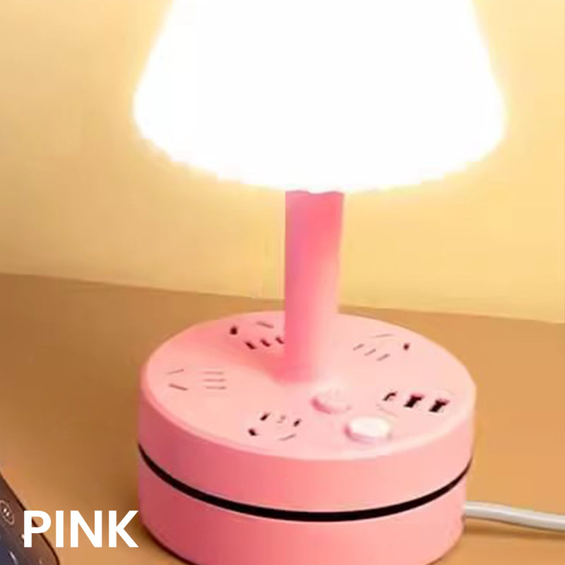 💡Lampe de chevet avec prises USB et secteur,3/4 prises secteur, 2 ports USB, 1 port Type-C. ⭐🏠