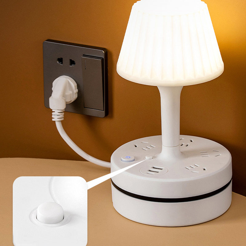 💡Lampe de chevet avec prises USB et secteur,3/4 prises secteur, 2 ports USB, 1 port Type-C. ⭐🏠