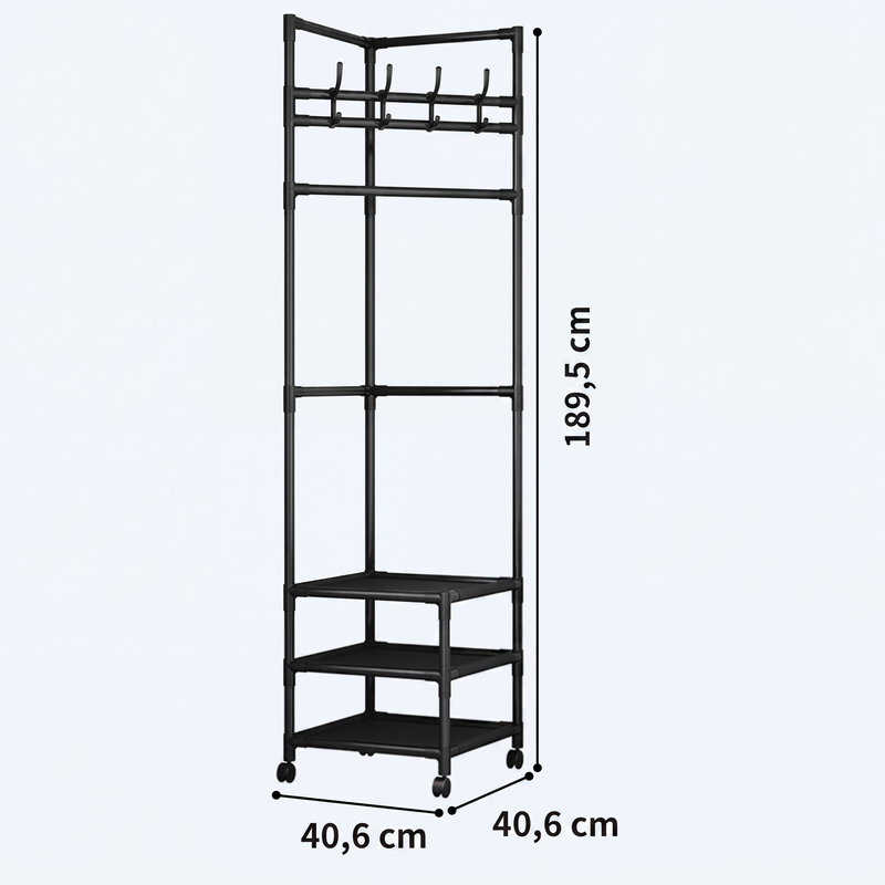 Portant à vêtements peu encombrant