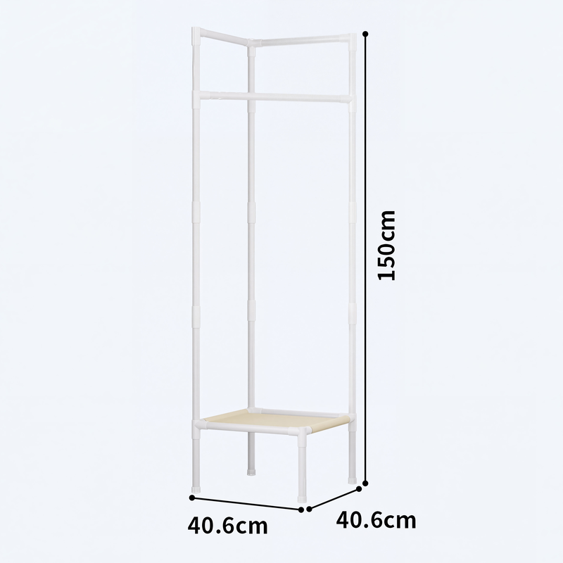 Portant à vêtements peu encombrant