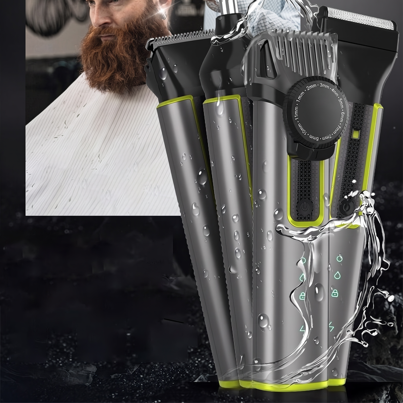 📢📢50% DE RÉDUCTION !! ⏰Ensemble de tondeuses à cheveux électriques 4-en-1