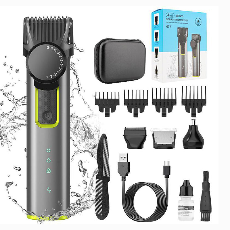 📢📢50% DE RÉDUCTION !! ⏰Ensemble de tondeuses à cheveux électriques 4-en-1