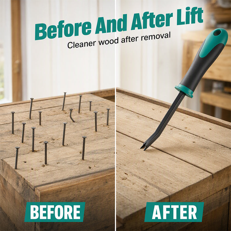 🔨 PROMO FLASH : 50% DE RÉDUCTION ! Arrache-Clous & Agrafe Ergonomique – Acier au Carbone & Pointe Biaisée – Prise Confortable for Menuiserie & Rénovation 🛠️