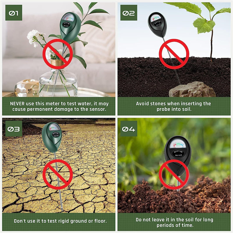 🌱🛒 -50% ! 💧Humidimètre de Sol Professionnel – Lecture Précise, Sans Pile & Usage Intérieur/Extérieur.