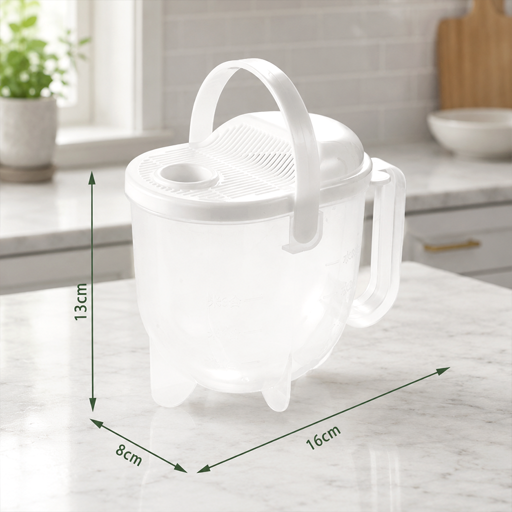 📢📢50% DE RÉDUCTION !! ⏰ Lave-Riz Sans Les Mains avec Passoire Intégrée
