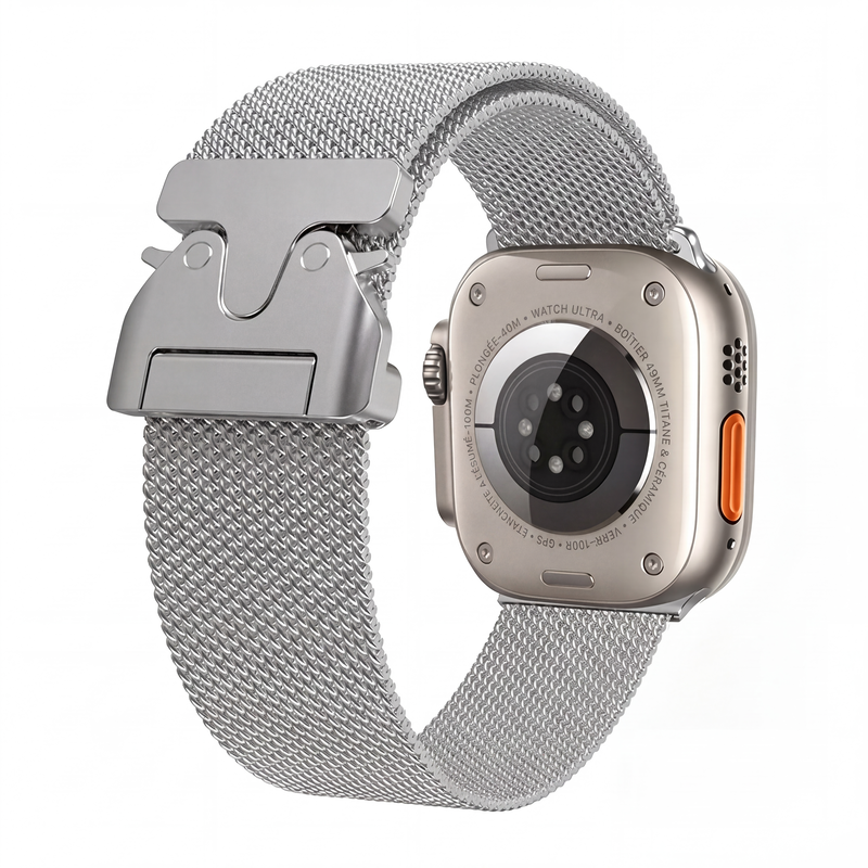 ⌚ PROMO LIMITÉE 50% DE RÉDUCTION ! ✨ Bracelet de montre en maille d’acier inoxydable – Respirant, Sécurisé, Style Moderne ✨