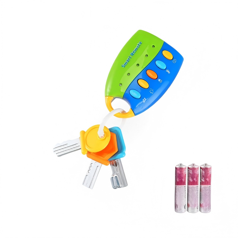 🚗🛒 -60% ! 🔑 Clé de Voiture Simulée Éducative pour Tout-Petits – Sons Réalistes, Lumières Douces & Sécuritaire.