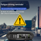 📢📢40 % DE RÉDUCTION !! ⏰HUD Solaire GPS pour Voiture – Double Charge & Détection de Vibration for Vitesse et Heure en Affichage Clair 🚗✨