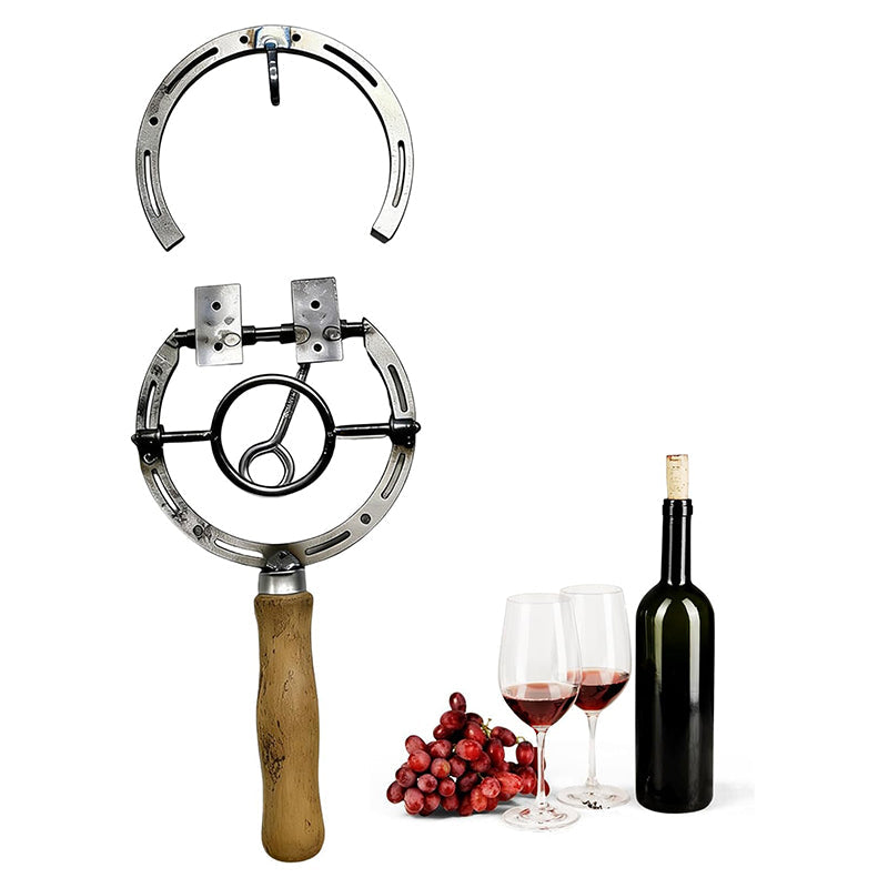 🍷 PROMO LIMITÉE 50% DE RÉDUCTION ! ⚡ Déboucheur à Vin Fer à Cheval Vintage Mural – Décoratif, Facile, Charme Rustique 🥂