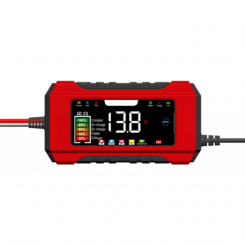🔌 PROMO LIMITÉE 50% DE RÉDUCTION ! ⚡ Chargeur de Batterie Intelligent 12V 6A – Réparateur, Sécurisé, Intuitif 🚗