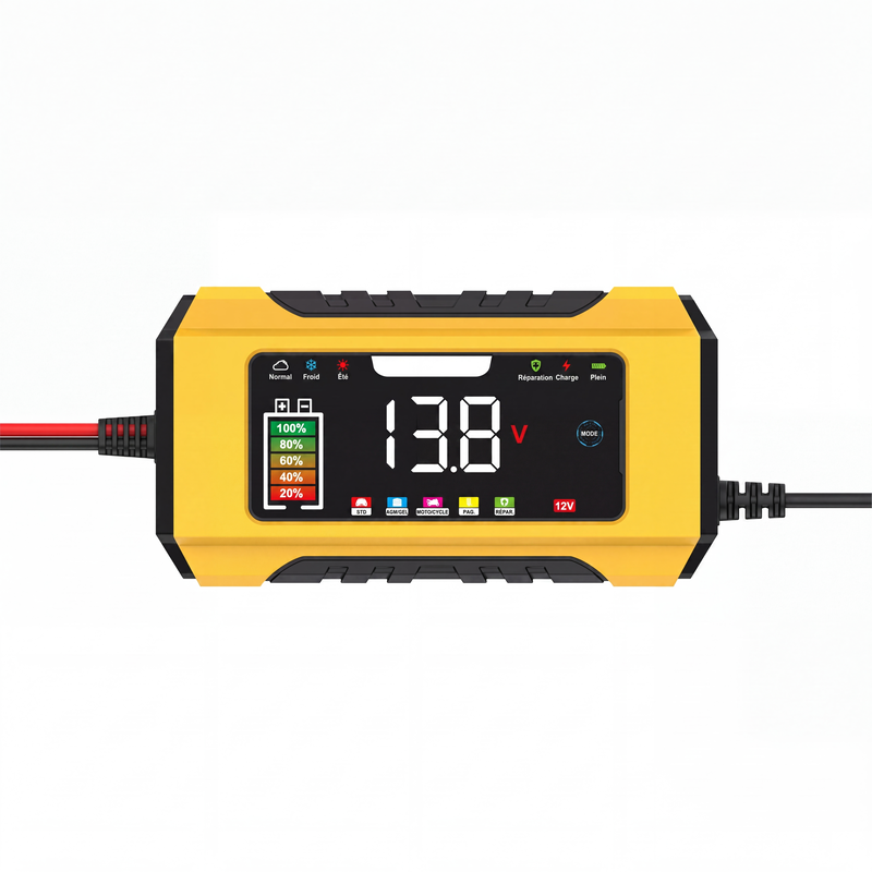 🔌 PROMO LIMITÉE 50% DE RÉDUCTION ! ⚡ Chargeur de Batterie Intelligent 12V 6A – Réparateur, Sécurisé, Intuitif 🚗